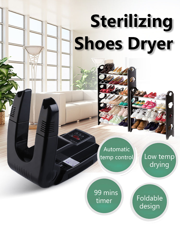 Portable Smart Shoes Dryer Foldable Scalable Drying Machine Ozone Sterilization Device Remove Odor Boot Sock Gloves Dryer