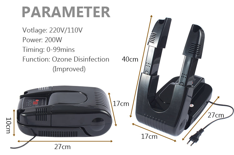 Portable Smart Shoes Dryer Foldable Scalable Drying Machine Ozone Sterilization Device Remove Odor Boot Sock Gloves Dryer