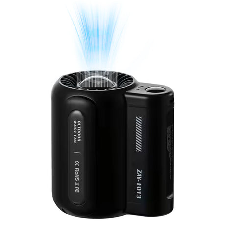 Cross-border waist-mounted fan, portable strong wind power, USB charging, outdoor activities, site mobile cooling