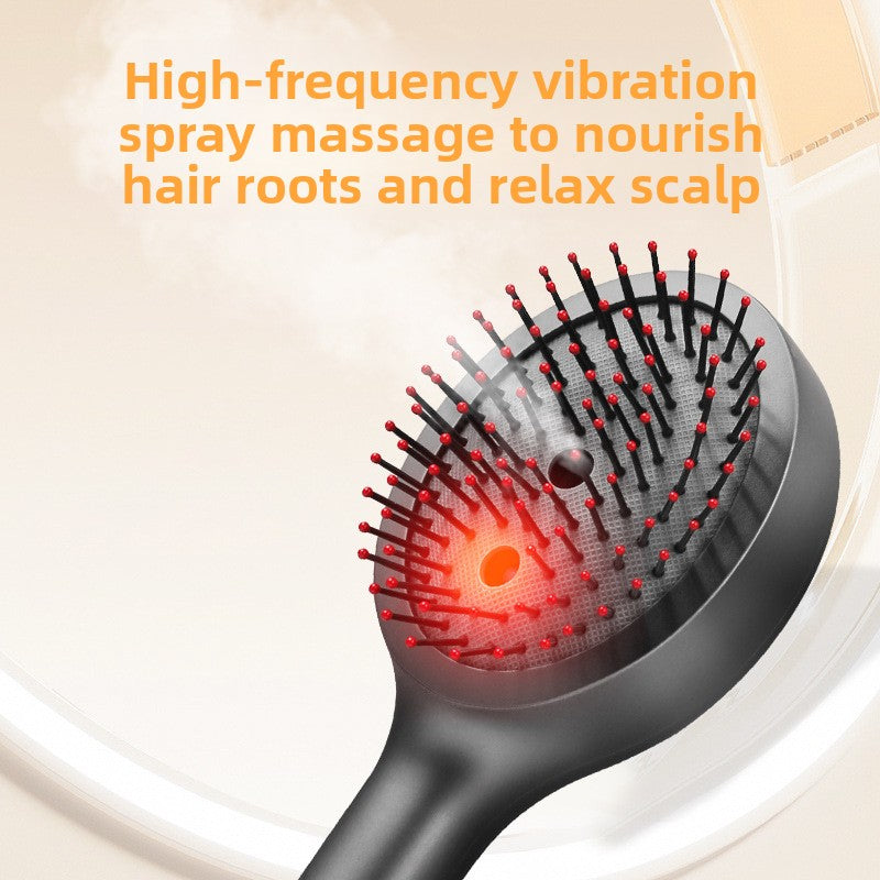 Electric Massage Comb Household Red Light Head Care Comb Essential Oil Atomization Vibration Scalp Hair Growth Instrument
