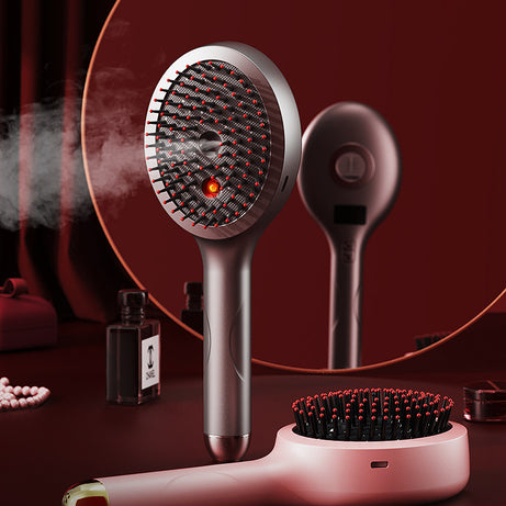 Electric Massage Comb Household Red Light Head Care Comb Essential Oil Atomization Vibration Scalp Hair Growth Instrument