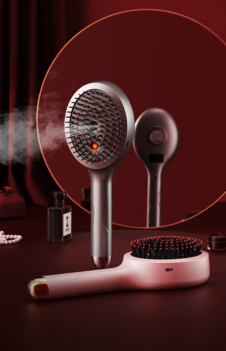 Electric Massage Comb Household Red Light Head Care Comb Essential Oil Atomization Vibration Scalp Hair Growth Instrument